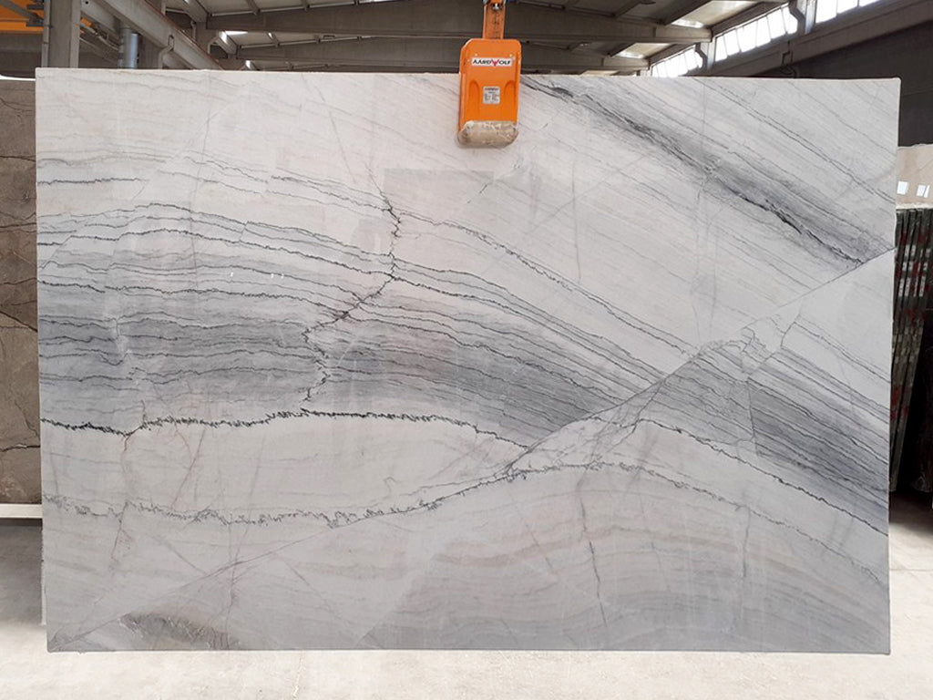 Marble with Gray Veining Slab.