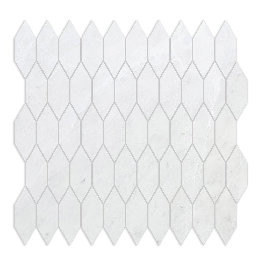 short elongated hexagon mosaics