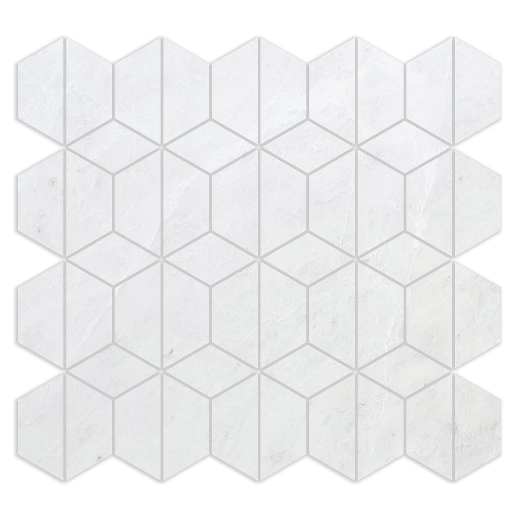 Half hexagons and diamonds mosaic