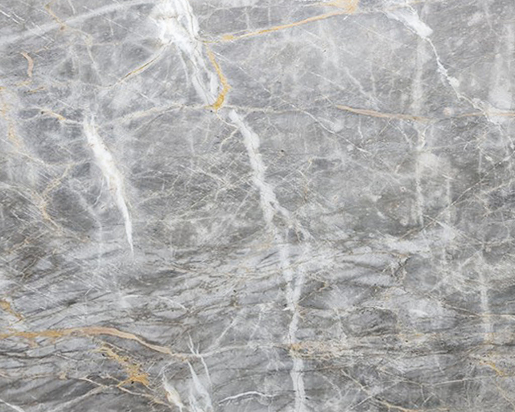 Gray Marble with gold & white veining