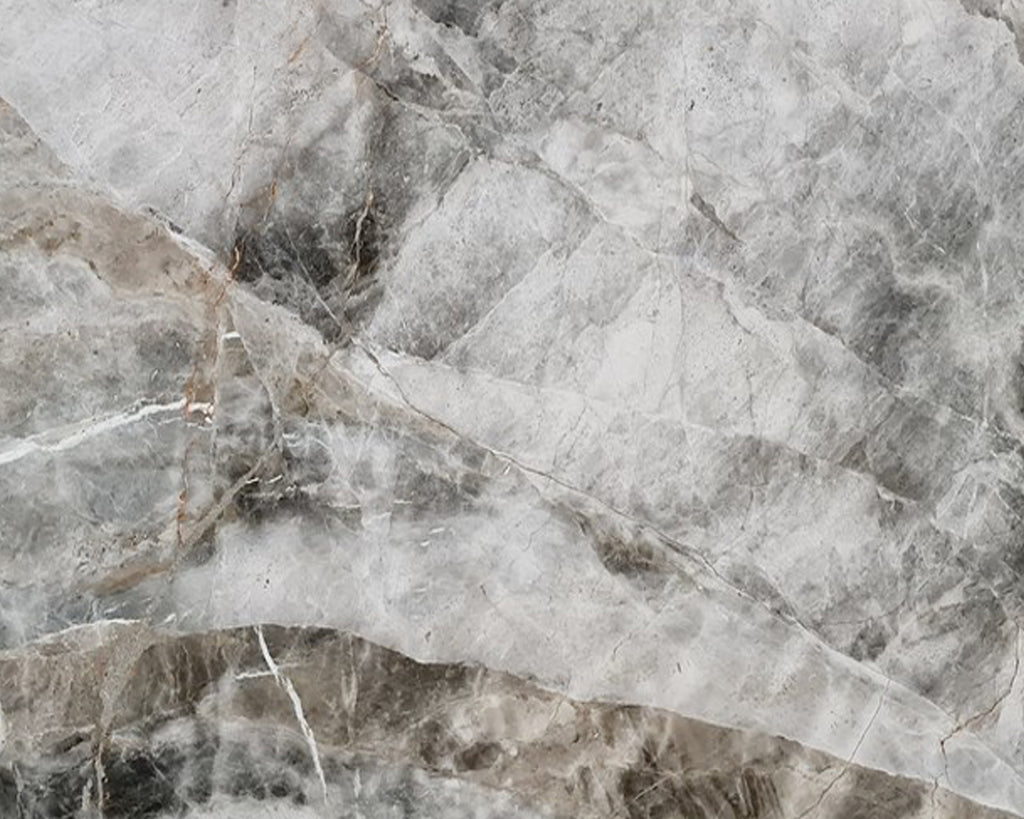 Gray marble with veining