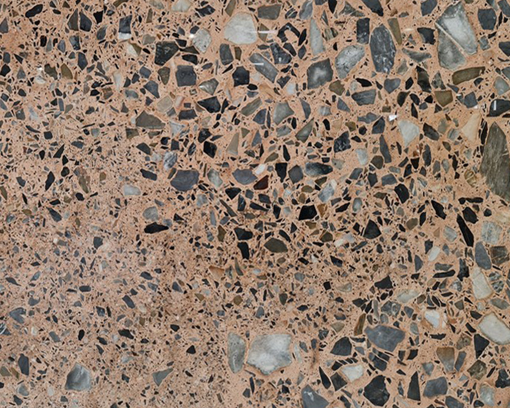 Pink marble with pebble textures