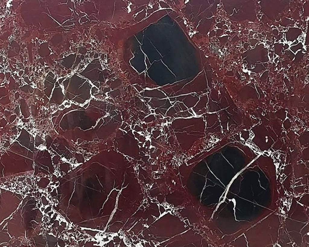 Red Marble with white veins