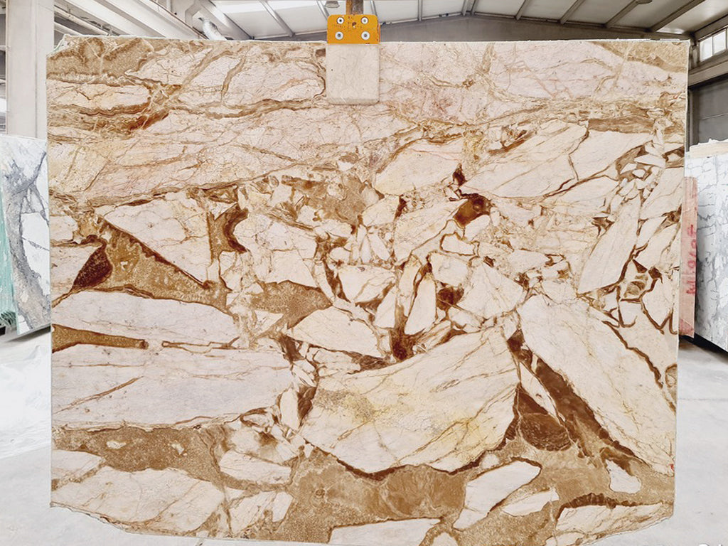 White Stone with Brown veining