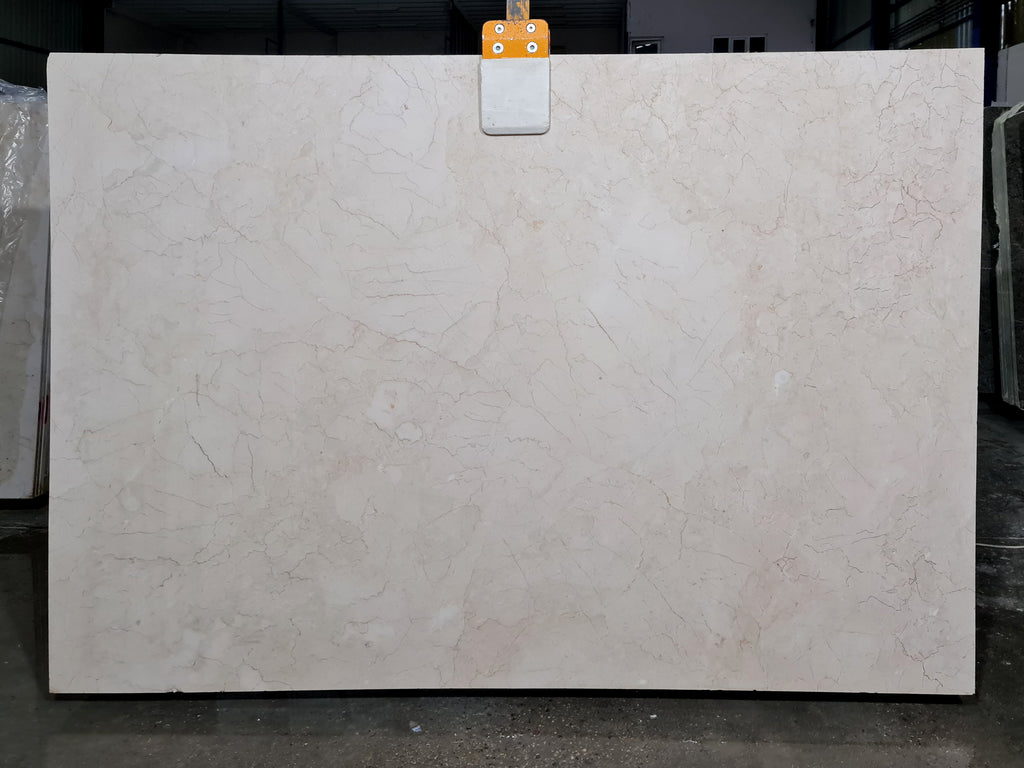 Light warm gray marble slab