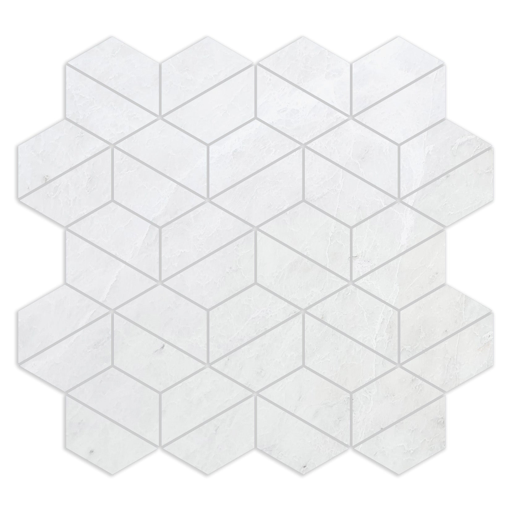 Tile Rotated Pattern Hexagon Split Rotated Mosaic Tile – TB Stone