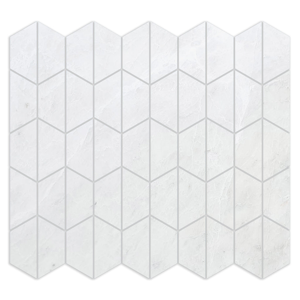 hexagon split stacked mosaic