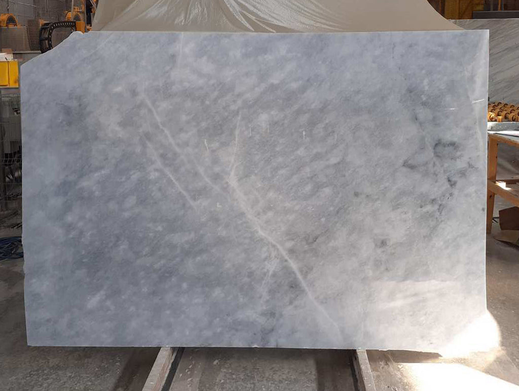 Gray blue marble slab