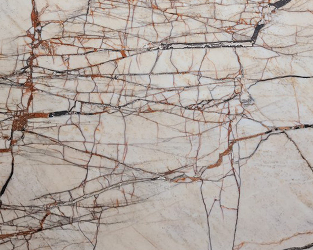 Beige Marble with cracking veining Slab