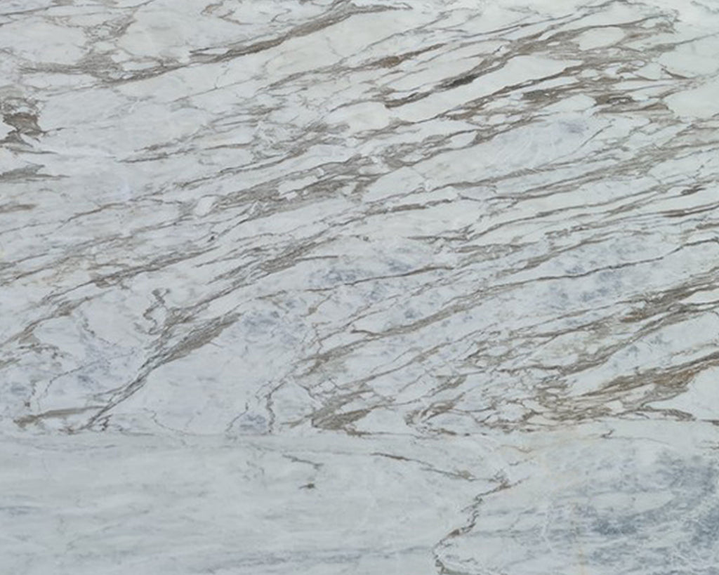 White/Gray marble with gray veining
