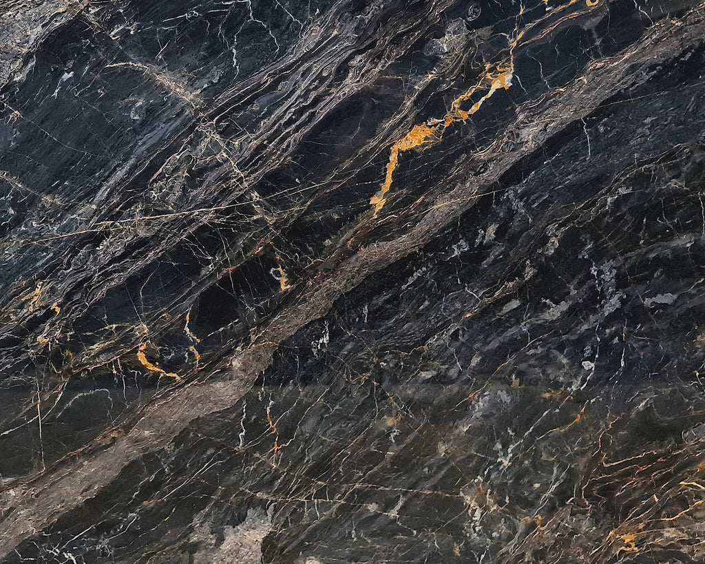 Black Marble with gold veining