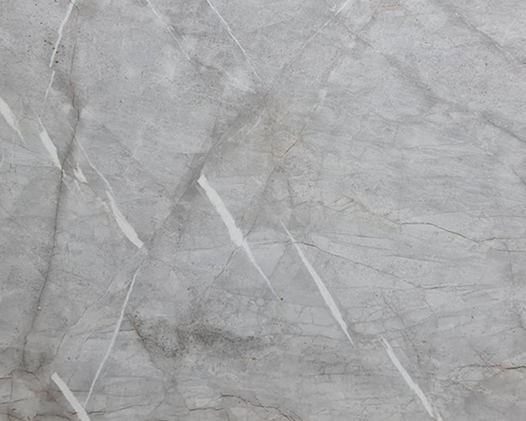 Gray marble with white veining