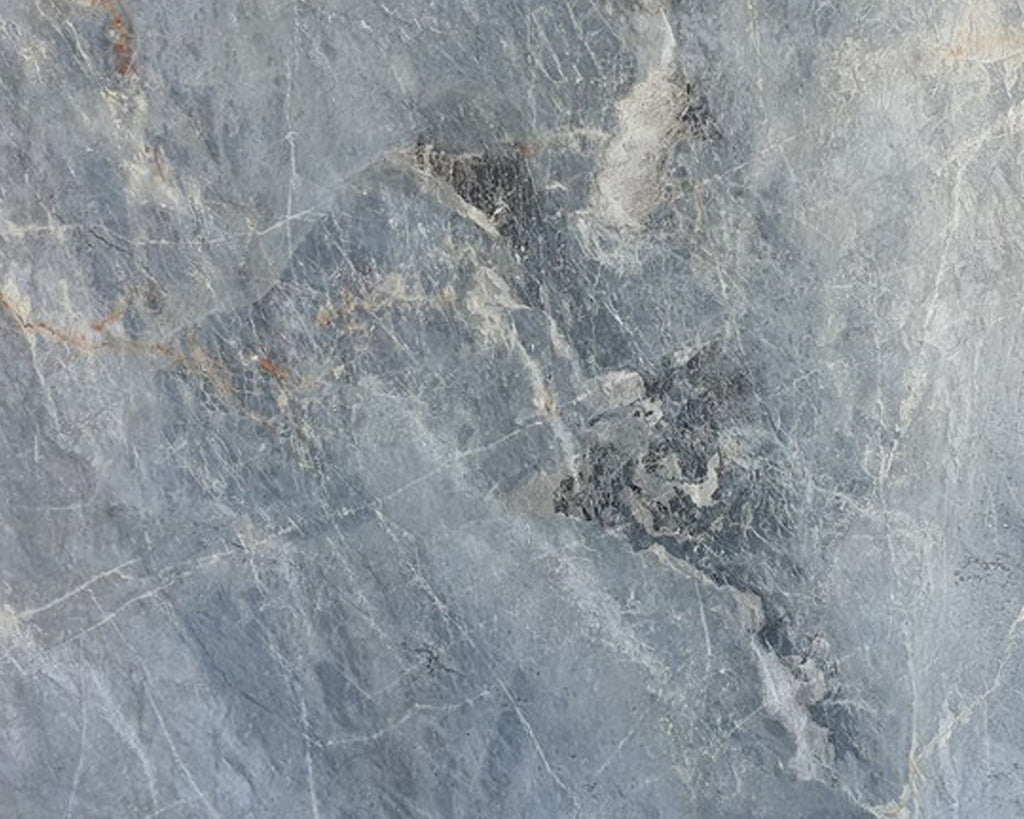 Blue Gray marble with white and black veining