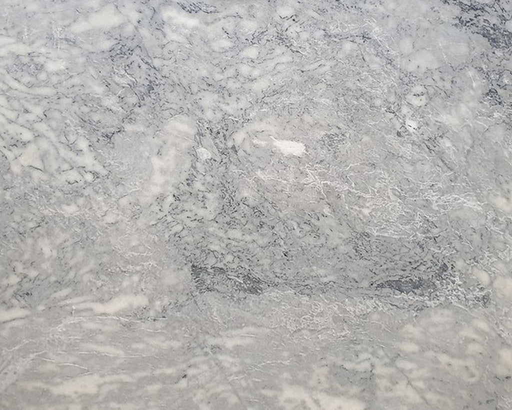 Gray marble with mixed veining