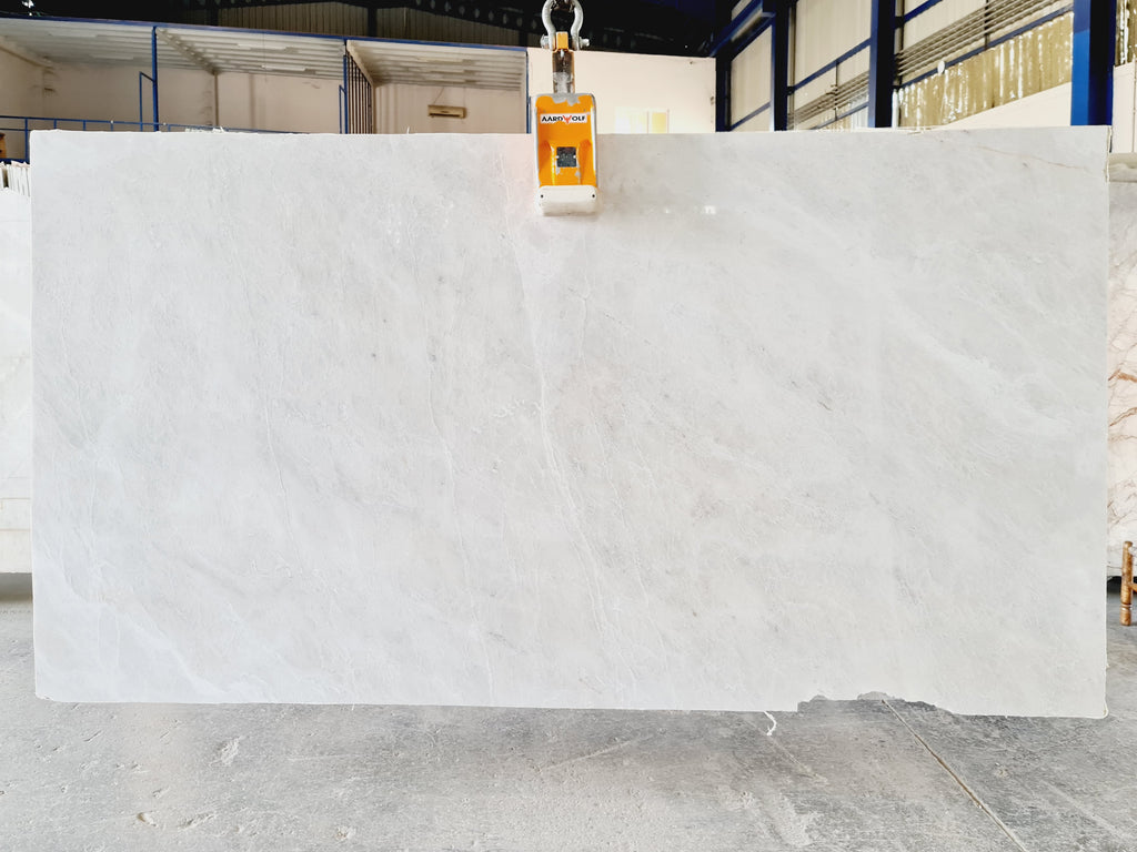 White marble slab