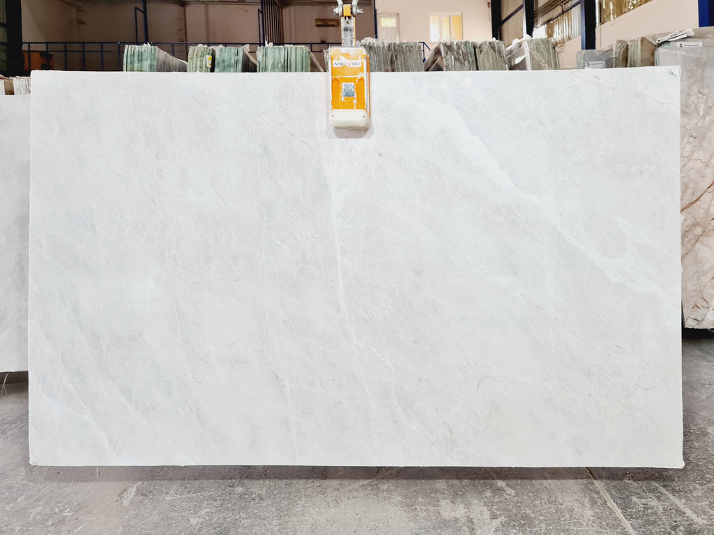 White marble slab