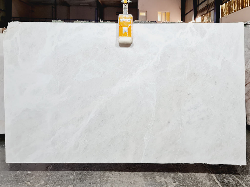 White marble slab