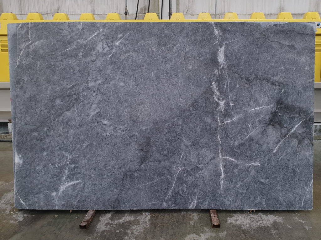 Gray marble slab