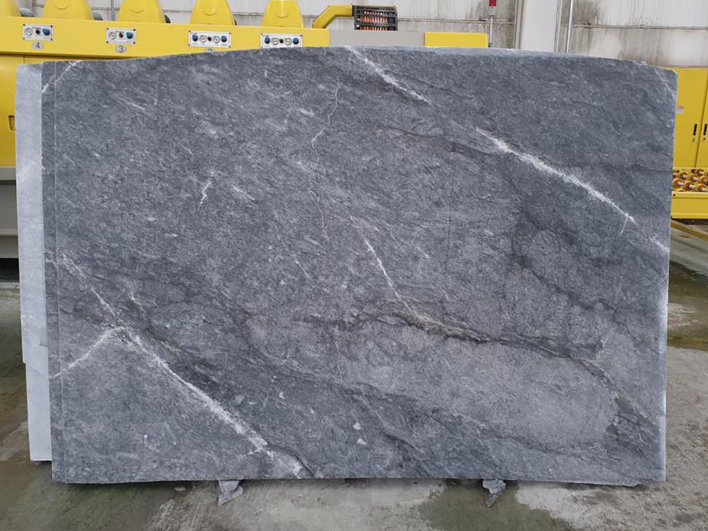 Gray marble slab