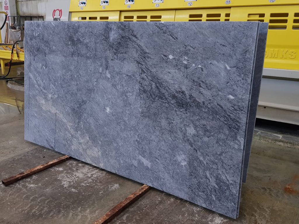Gray marble slab