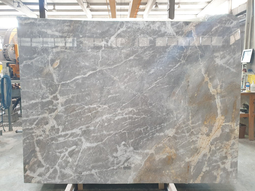 Black Marble with gold veining slab