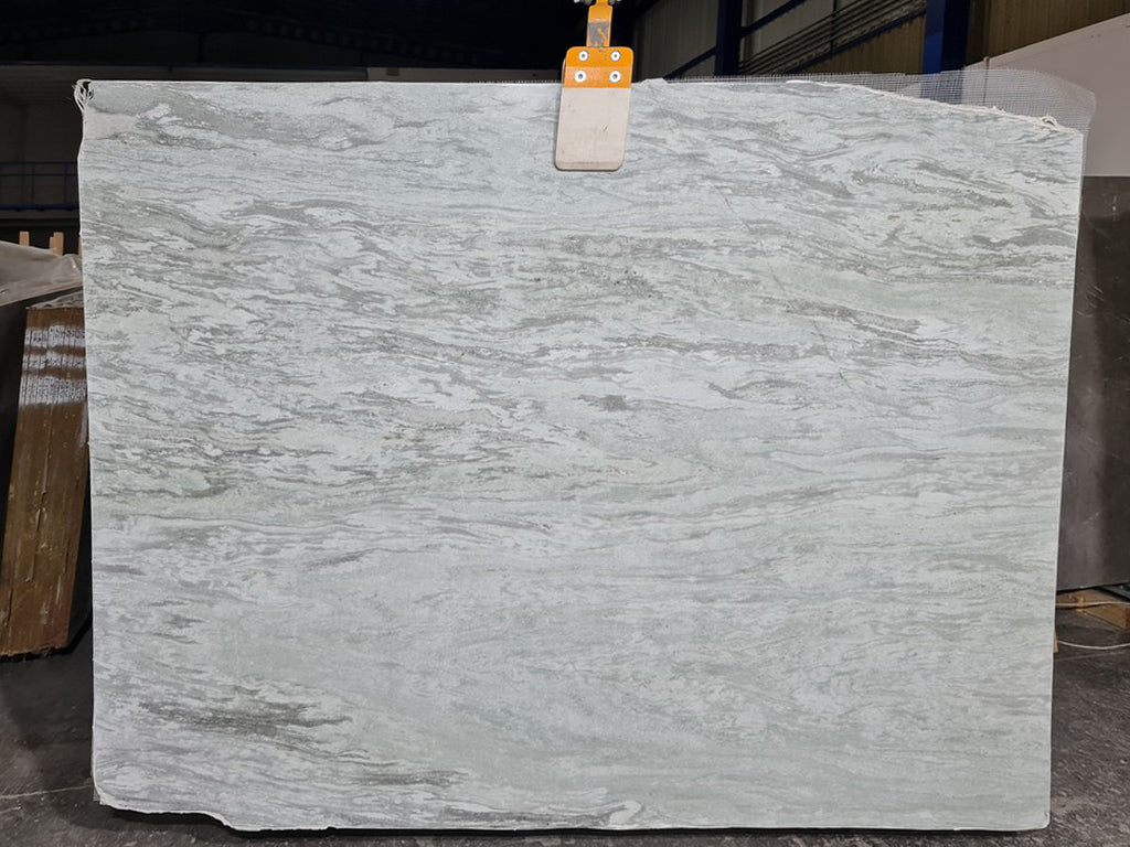 Gray marble with gray veining slab