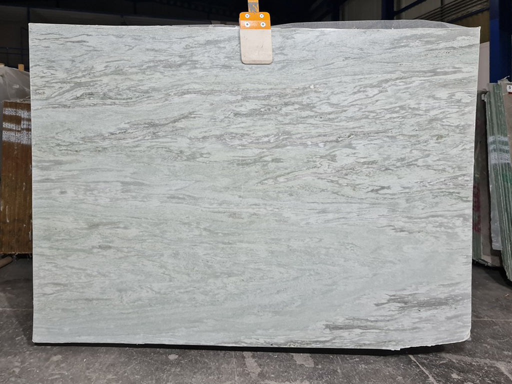 Gray marble with gray veining slab